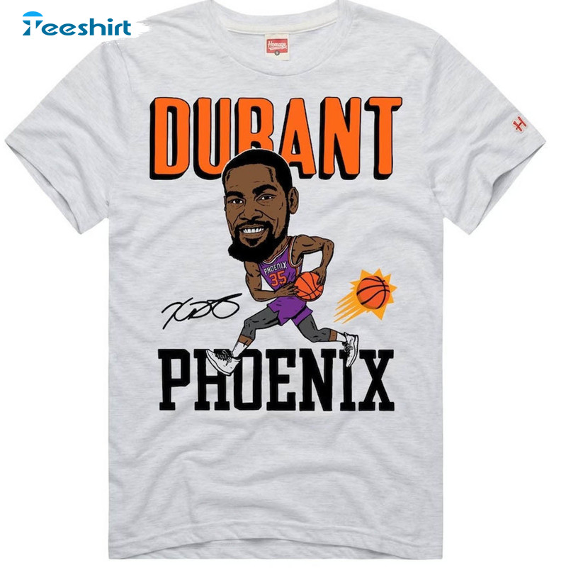 Kevin Durant Phoenix 90s Vintage Shirt, American Basketball Player Long Sleeve