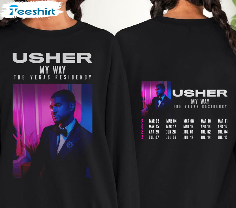 Usher My Way The Vegas Residency Tour 2023 Shirt