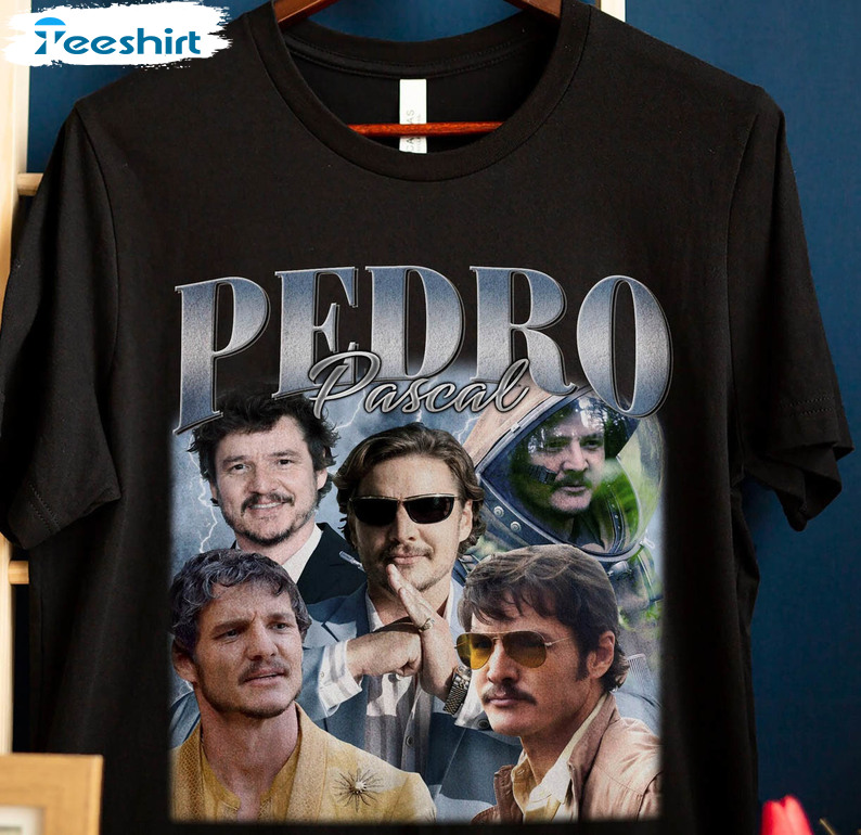 Vintage Pedro Pascal Shirt, Retro Sweatshirt Long Sleeve