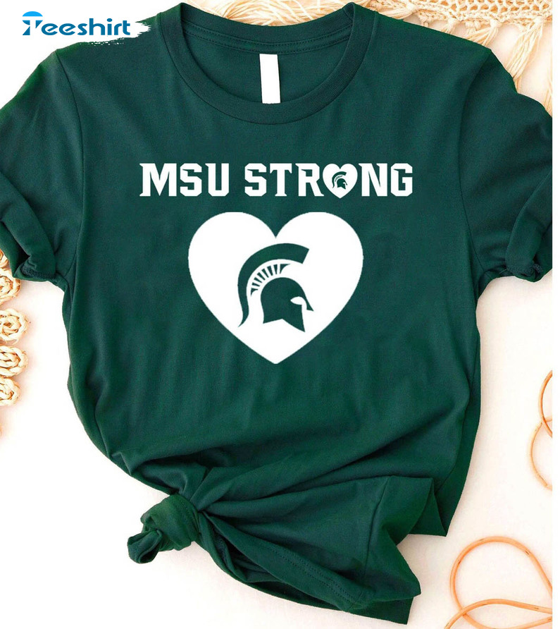Msu Strong Vintage Shirt, Msu Spartans Strong Sweatshirt Unisex Hoodie