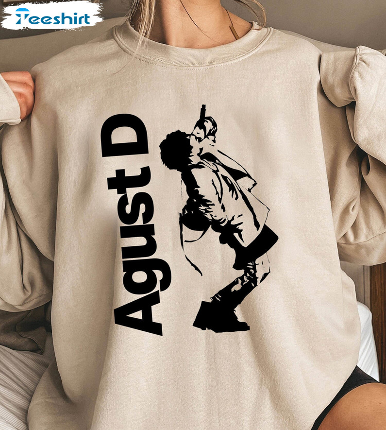 Suga AgustD Tour Shirt, Agust D Concert Tee Tops Short Sleeve