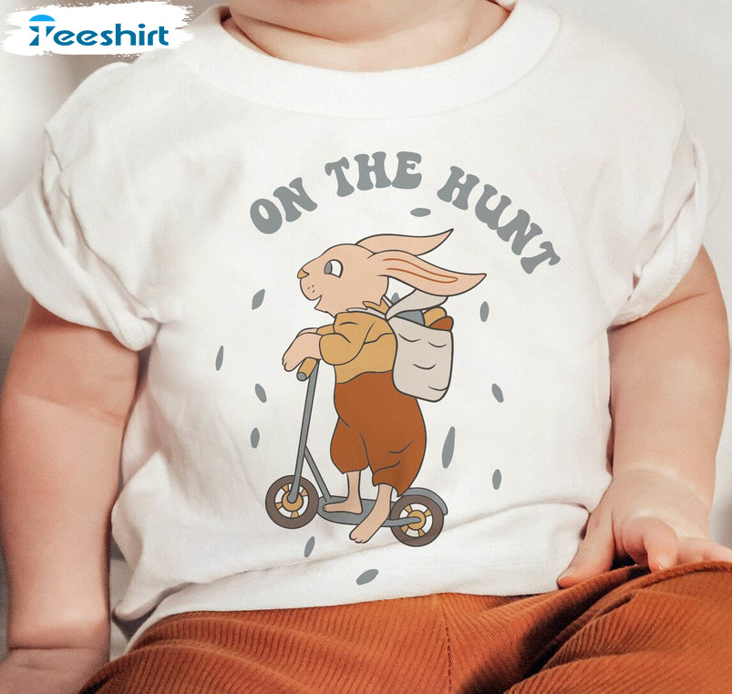 Boy Boho Easter Shirt, On The Hunt Easter Sweatshirt Unisex T-shirt