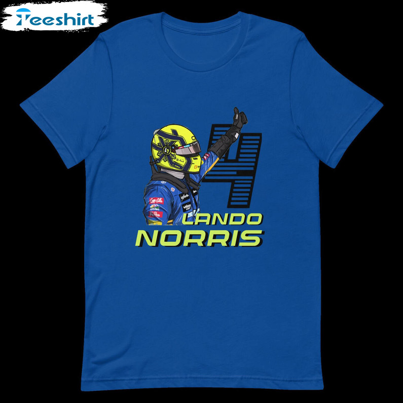 Lando Norris Trendy Shirt, Formula One Racing Unisex T-shirt Long Sleeve