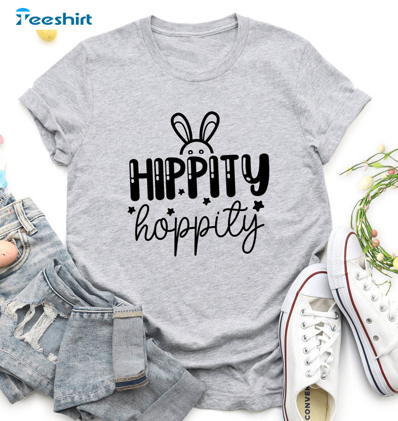 Hippity Hoppity Easter Shirt, Funny Easter Tee Tops Unisex T-shirt