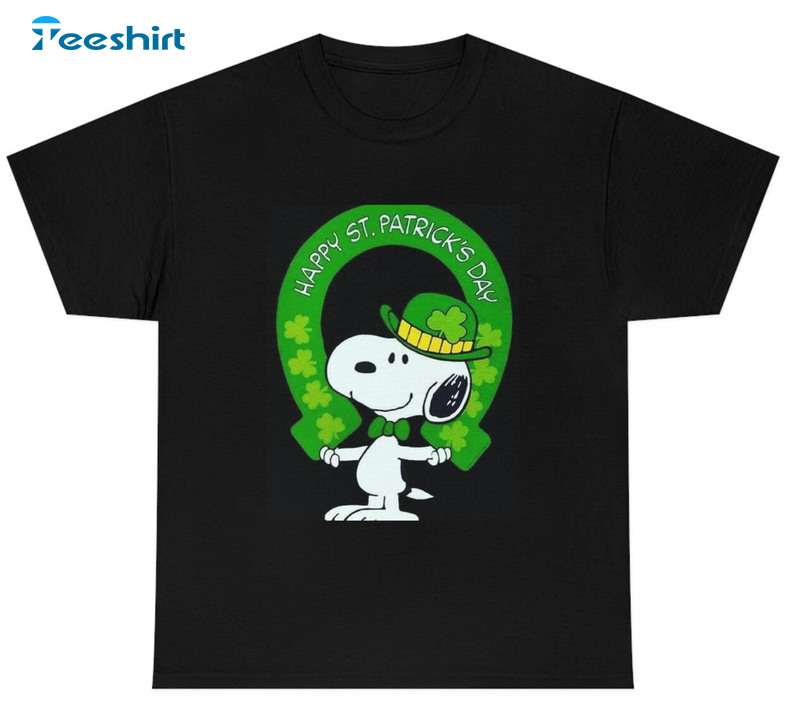 St Patricks Day Snoopy Cute Sweatshirt, Unisex Hoodie
