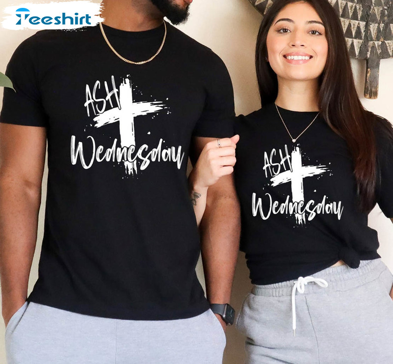 Christian Trendy Shirt, Catholic Ash Wednesday Long Sleeve Unisex T-shirt