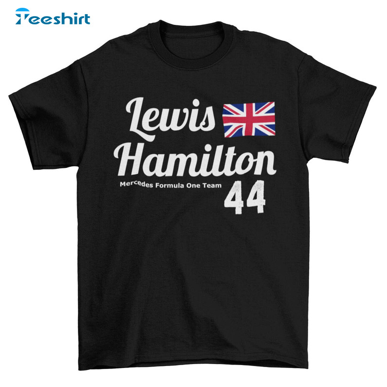 Lewis Hamilton 44 Shirt, Formula 1 2023 Short Sleeve Unisex T-shirt