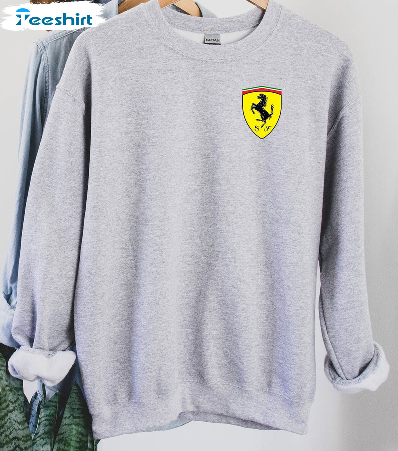 Minimalist Sweatshirt, Scuderia Ferrari Tee Tops Long Sleeve