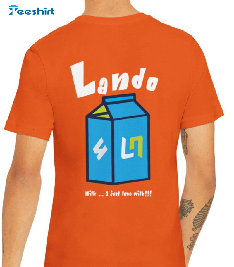 Lando Norris Shirt, Formula 1 Trendy Unisex T-shirt Short Sleeve