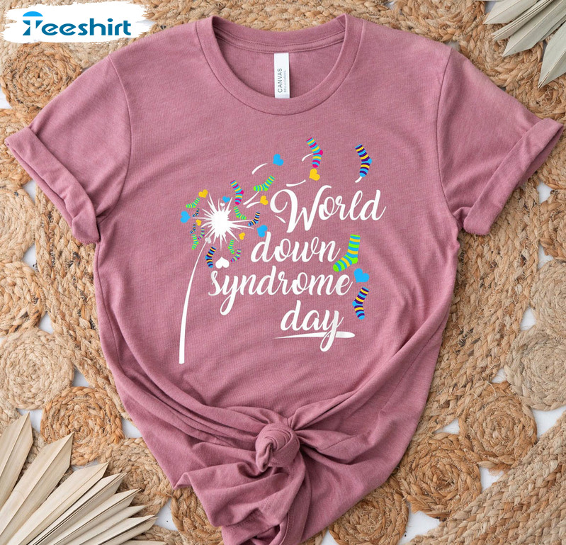 World Down Syndrome Day Vintage Shirt, Down Syndrome Awareness Crewneck Unisex T-shirt