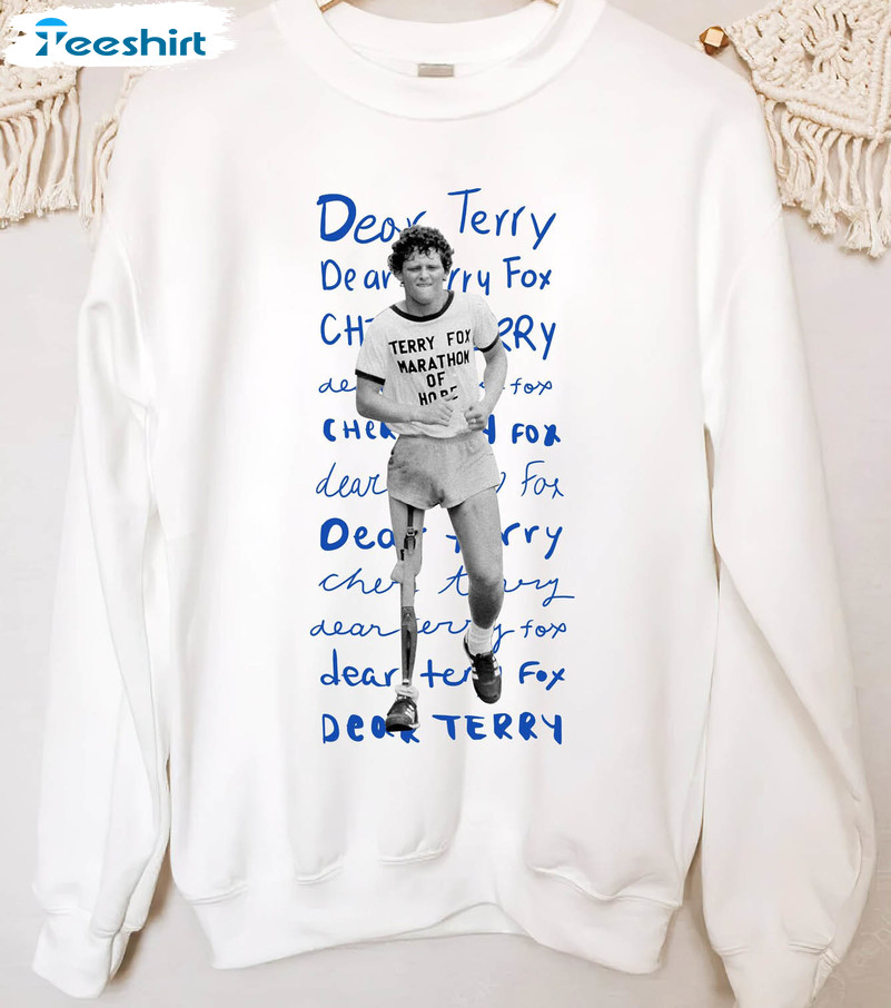 Terry Fox Shirt, Dear Terry Fox Run Tee Tops Long Sleeve