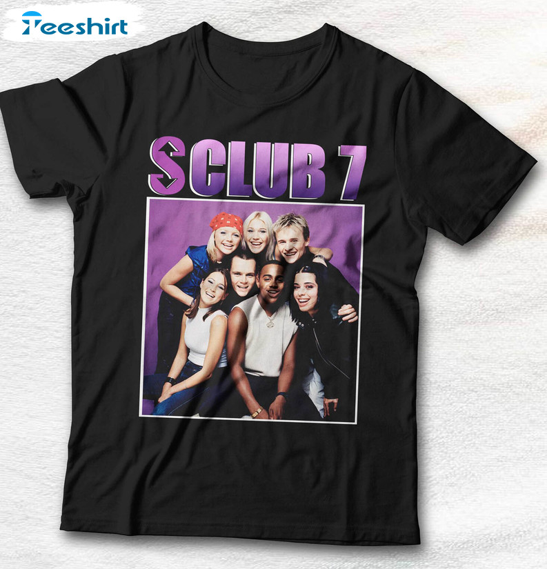 S Club 7 Trendy Shirt, Hip Hop Rap Unisex Hoodie Long Sleeve