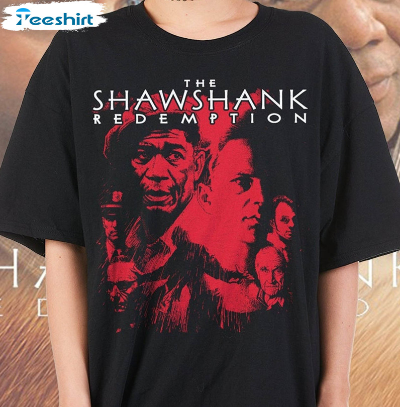 Shawshank Redemption Shirt, Morgan Freeman Unisex Hoodie Long Sleeve