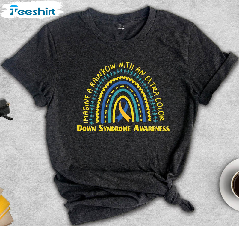 Down Syndrome Awareness Shirt , Down Syndrome Day Long Sleeve Unisex T-shirt