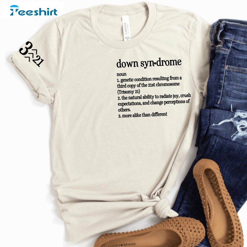 Down Syndrome Shirt , Trendy Down Syndrome Awareness Tee Tops Unisex Hoodie