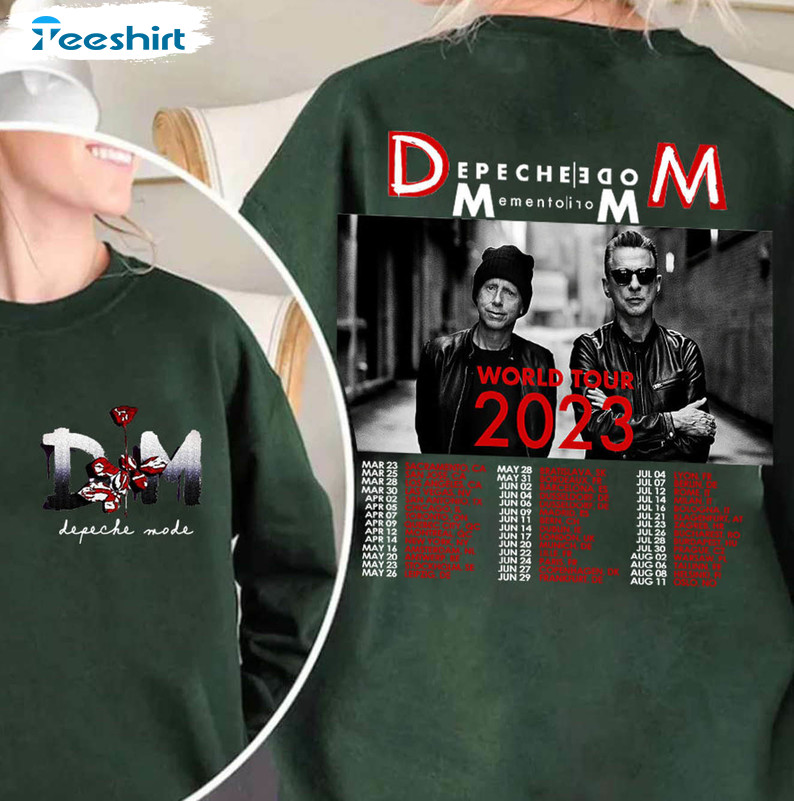 Depeche Mode Presale Code 2023 Shirt, Trendy Memento Mori World Tour Long Sleeve Unisex T-shirt