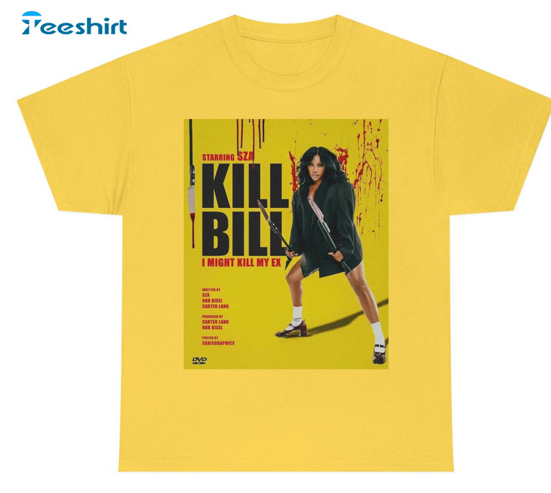 Sza Kill Bill Trendy Shirt, Sos Album Tour 2023 Tee Tops Unisex T-shirt