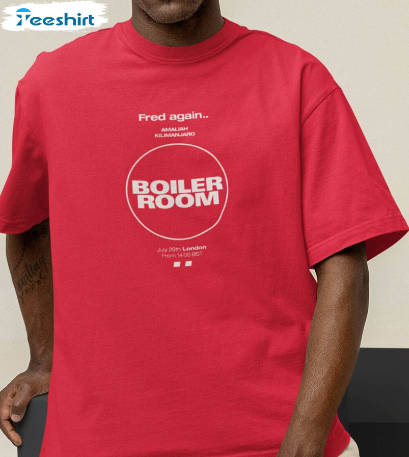 Fred Again Boiler Room Vintage Shirt, Rave Festival Short Sleeve Crewneck