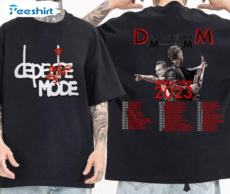 Depeche Mode Tour 2023 Trendy Shirt, Memento Mori World Tour Short Sleeve Long Sleeve