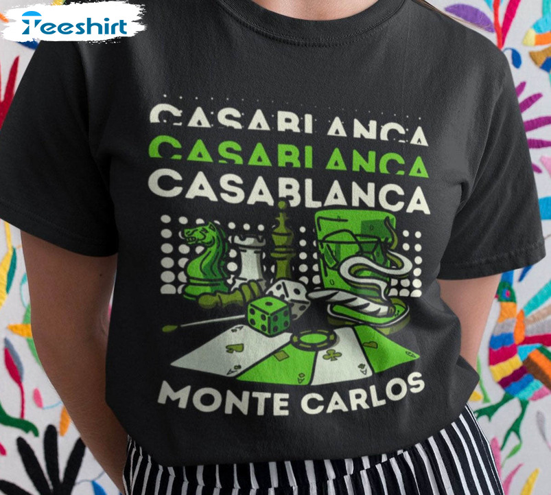 Casablanca Monte Carlos Trendy Sweatshirt, Unisex T-shirt