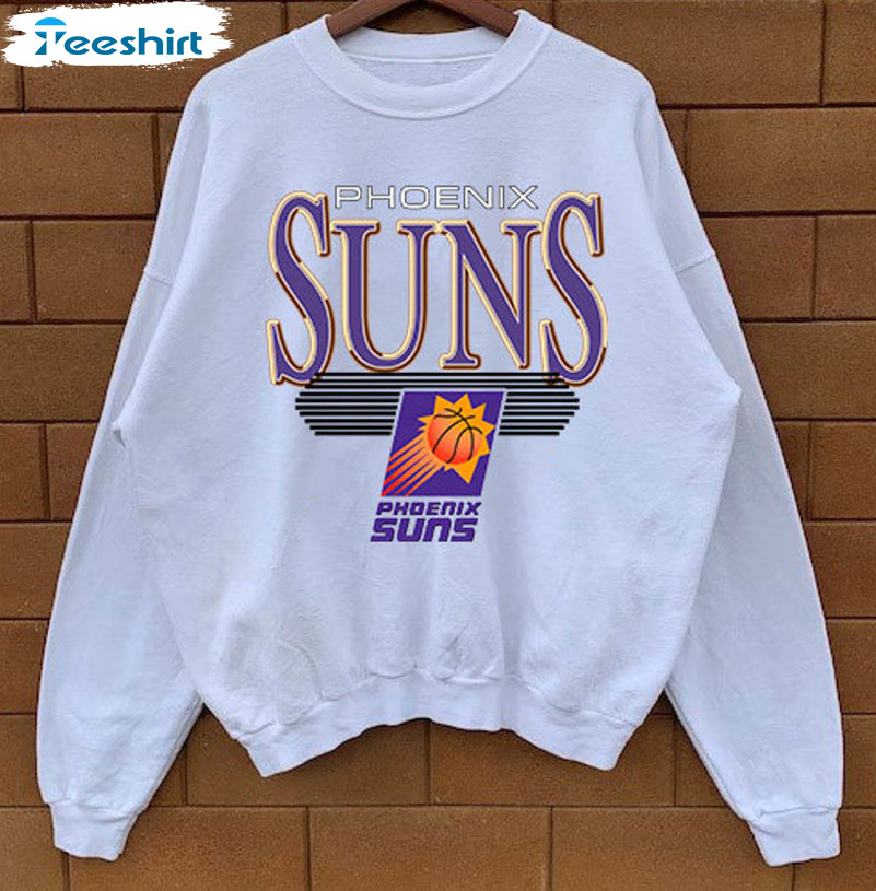 Vintage Nba Phoenix Suns Logo Shirt, Basketball Trendy Nba All Star 2023 Short Sleeve Tee Tops