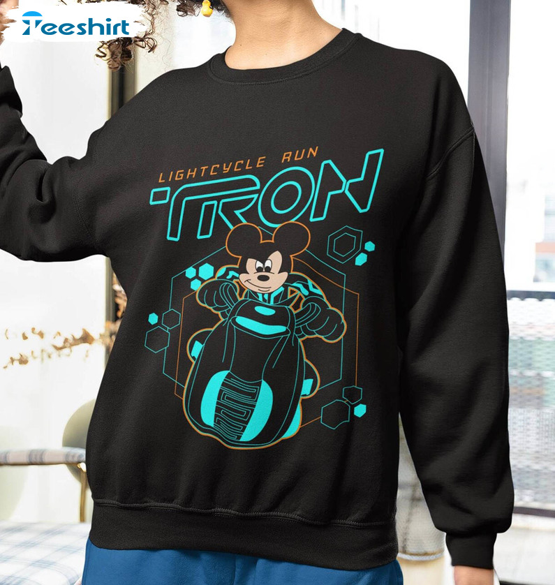 Disney Tron Lightcylce Run Ride Funny Shirt, Disneyland Tron Lightcylce Run Magic Unisex T-shirt Long Sleeve