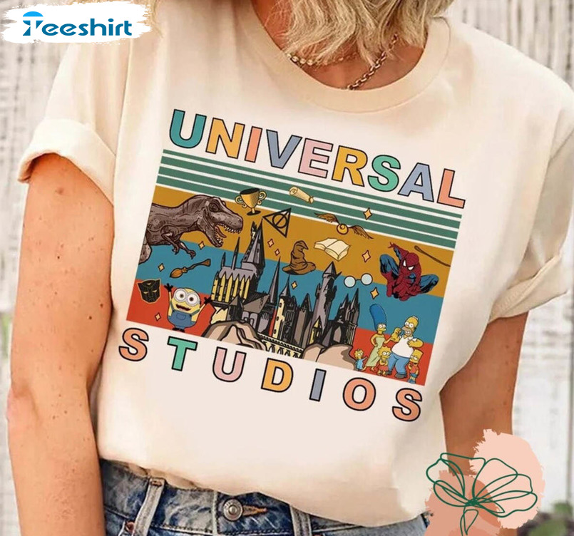 Vintage Universal Studios Shirt, Disney Universal Studio Crewneck Unisex Hoodie