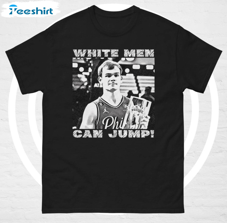 White Men Can Jump All Star Game 2023 Shirt, Mac Mcclung Unisex T-shirt Short Sleeve