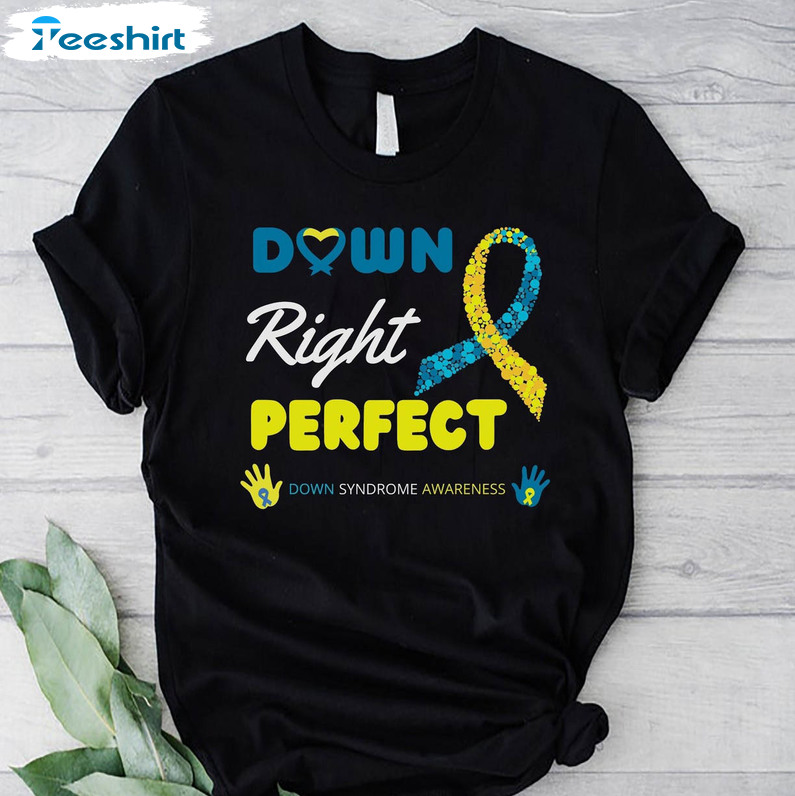 Extra Chromosome Shirt, Down Right Perfect Sweater Short Sleeve