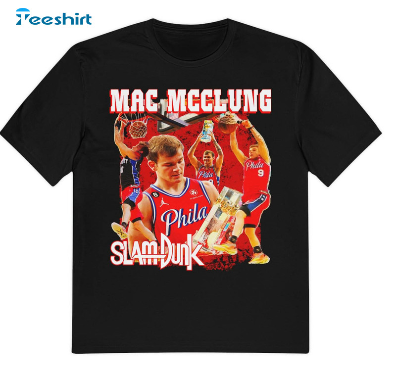 Mac Mcclung Dunk Contest Vintage Sweatshirt, Long Sleeve