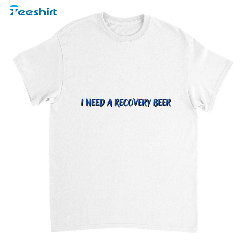 Luka Doncic I Need A Recovery Beer Funny Sweatshirt, Unisex Hoodie