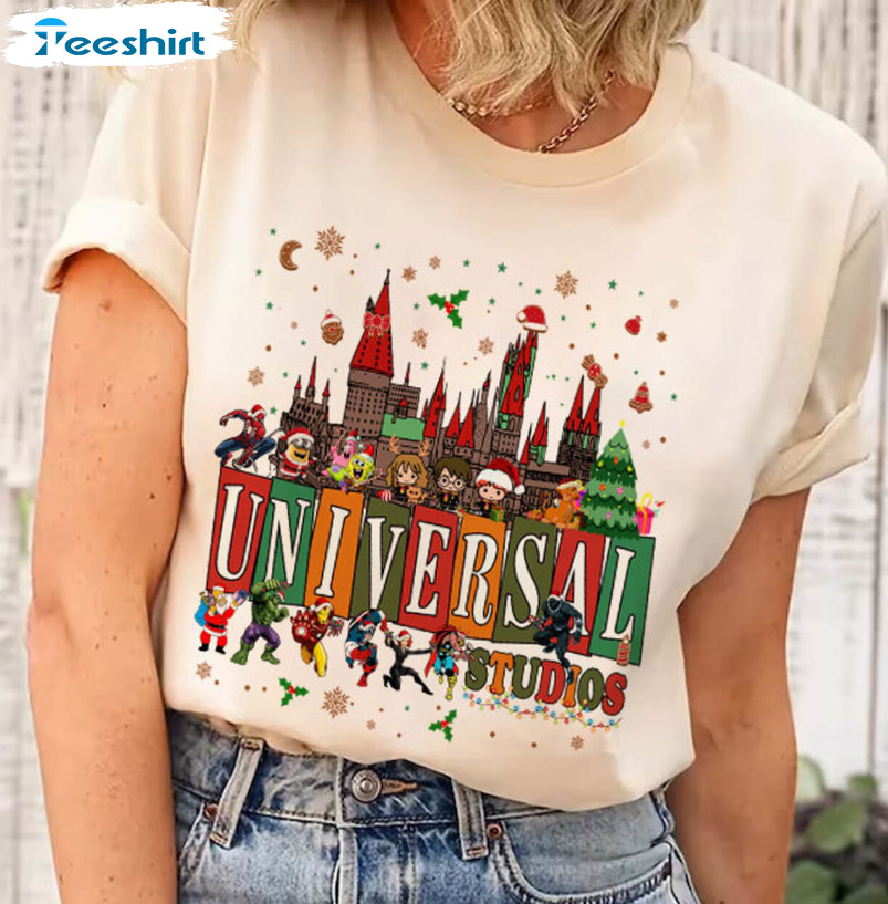 Universal Studios Trendy Shirt, Vintage Disney Unisex T-shirt Long Sleeve