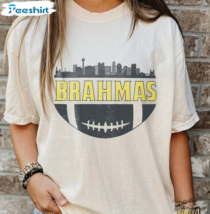 San Antonio Brahmas Shirt, Antonio Football Short Sleeve Unisex T-shirt