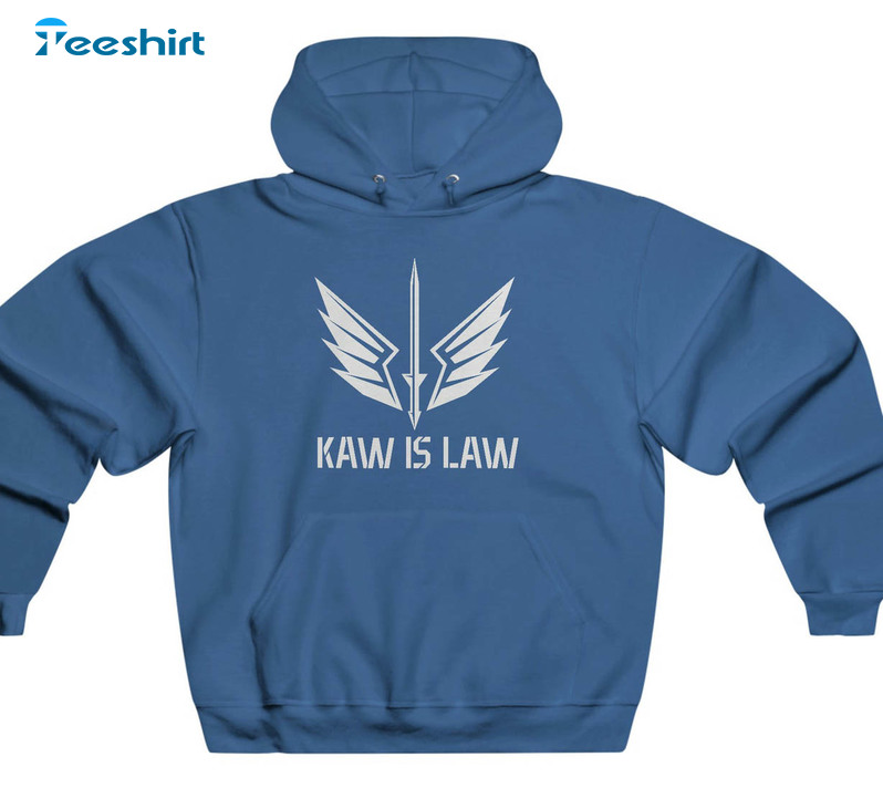 Kaw Is Law St Louis Battlehawks Trendy Sweatshirt, Unisex T-shirt