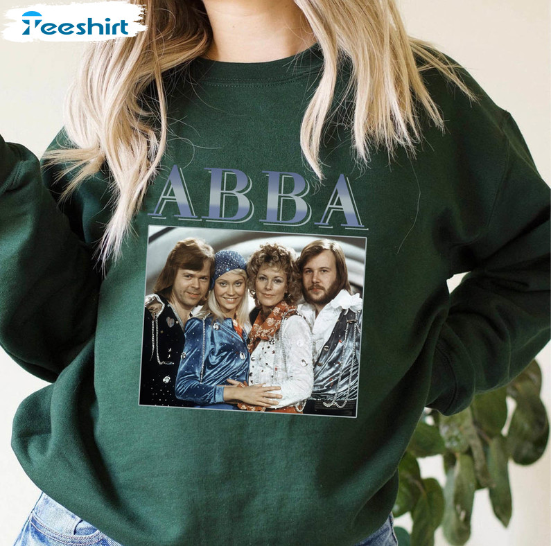 Vintage Abba The Tour 1979 Shirt, Trendy Short Sleeve Unisex T-shirt