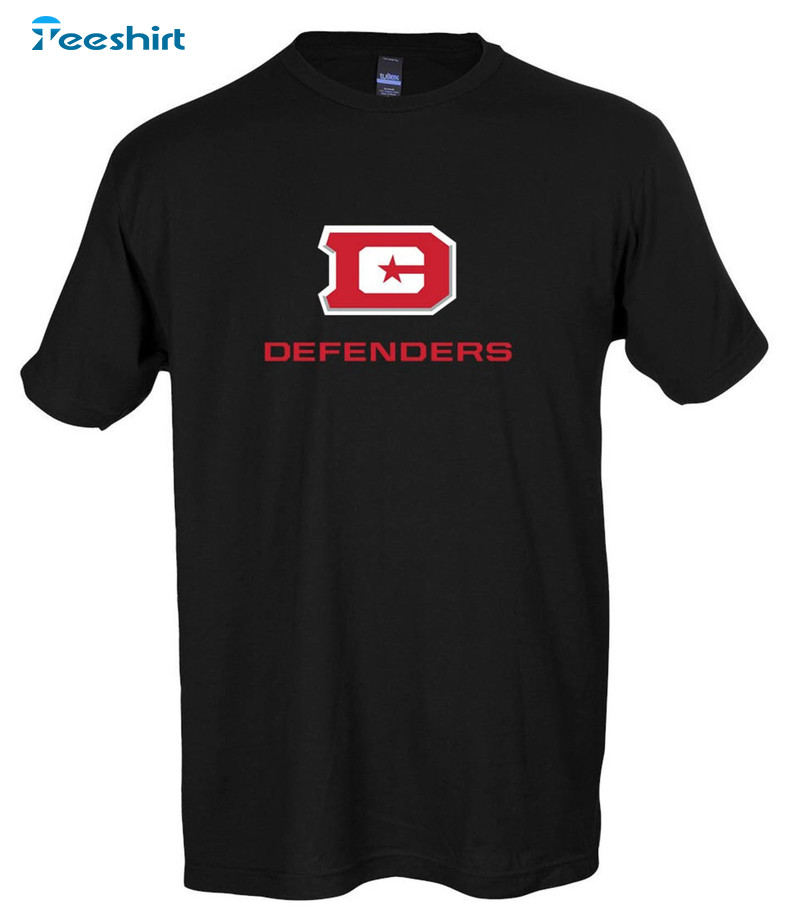 Dc Defenders New Xfl Team Shirt, Trendy Long Sleeve Unisex T-shirt