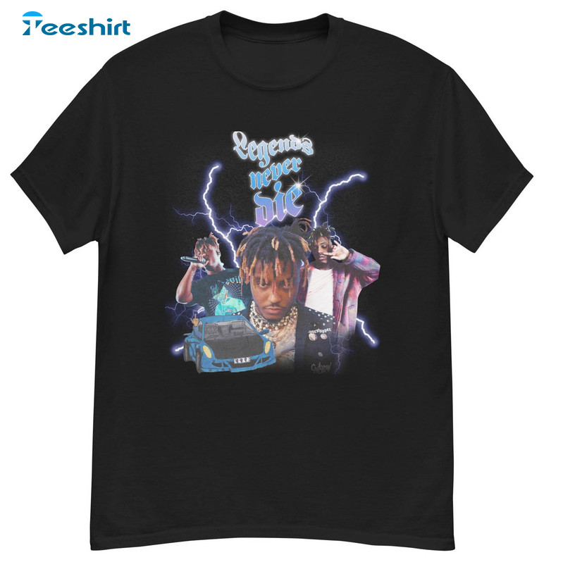 Juice WRLD Shirt, Juice Legend Never Die Short Sleeve Tee Tops