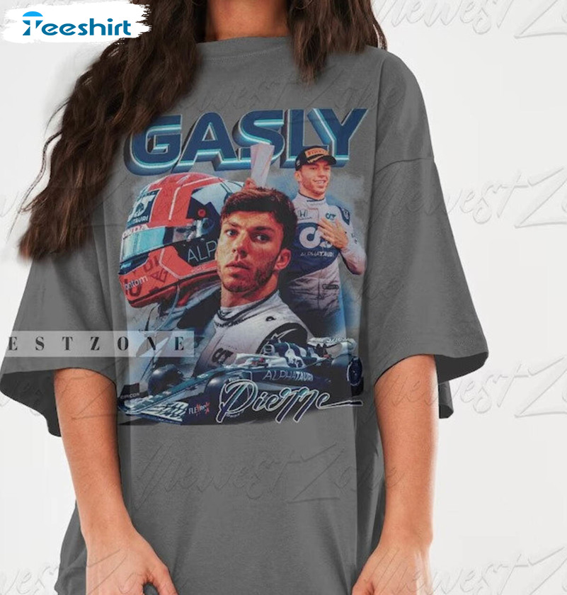 New Pierre Gasly Shirt, Formula Racing Unisex T-shirt Crewneck