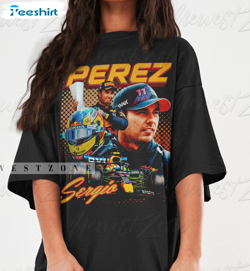 Sergio Perez Trendy Shirt, Racing Championship Formula 1 Short Sleeve Unisex Hoodie