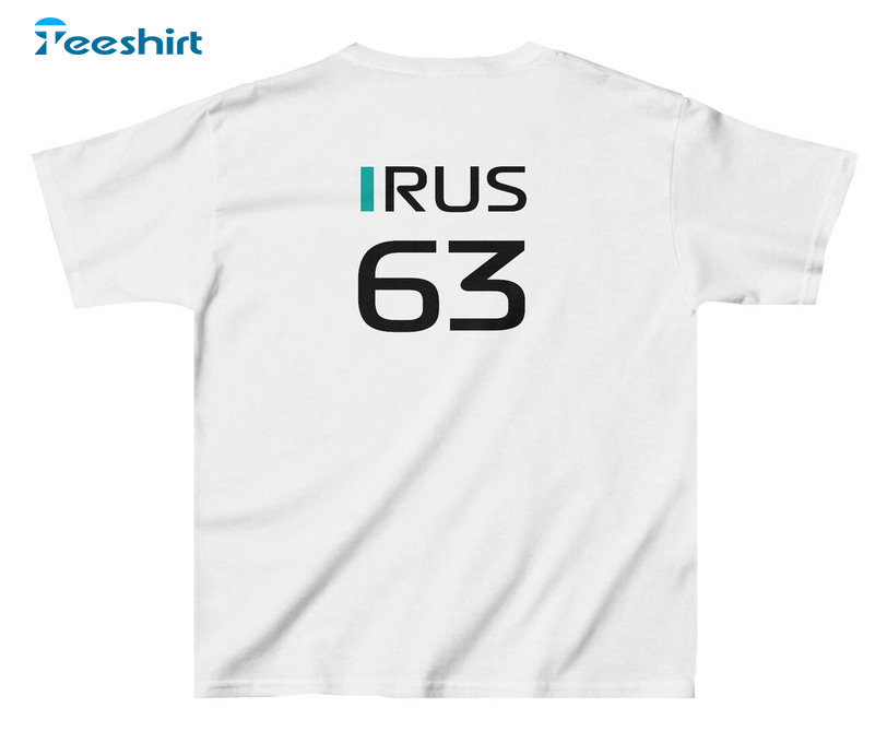 George Russell F1 Numbered 63 Trendy Sweatshirt, Unisex T-shirt