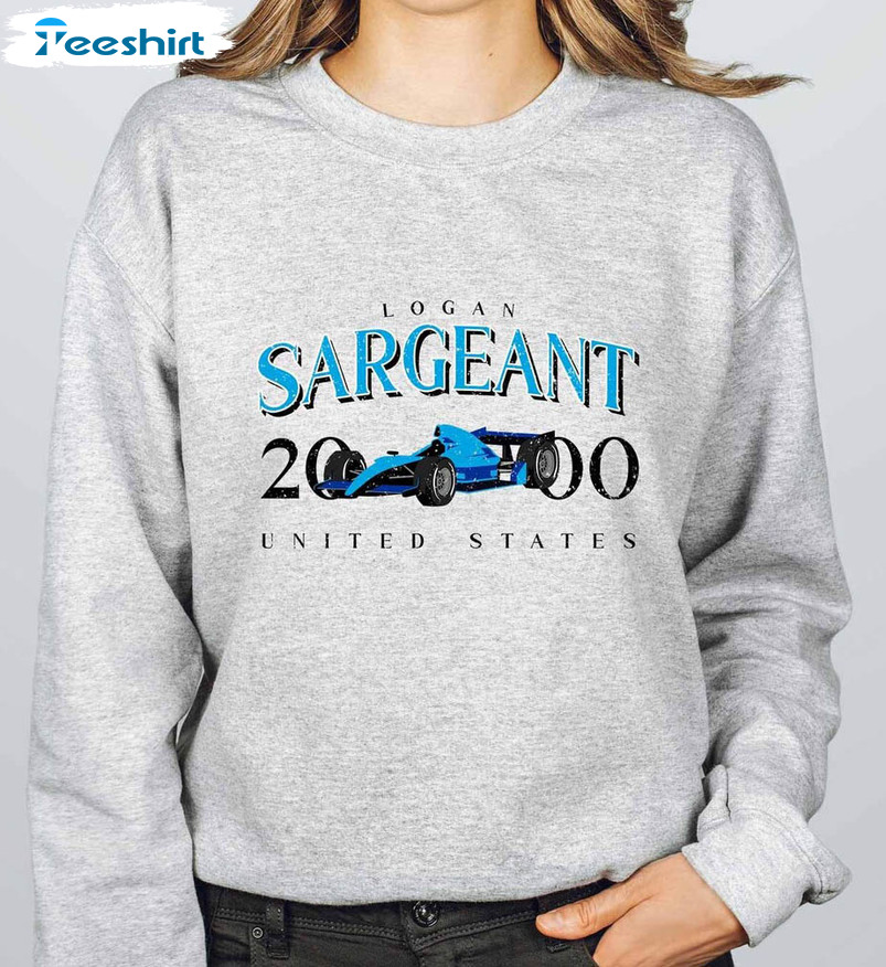 Logan Sargeant Sweatshirt, Formula 1 Unisex T-shirt Long Sleeve