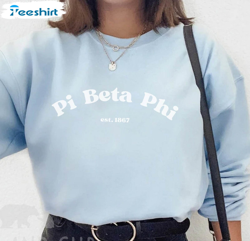 Pi Beta Phi Sweatshirt, Vintage Trendy Crewneck Unisex Hoodie