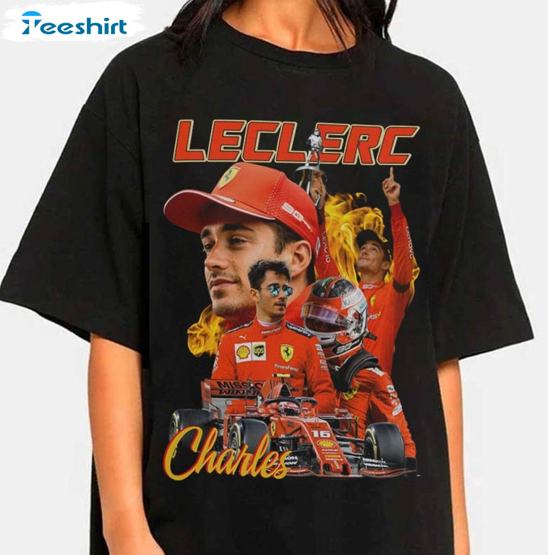 Charles Leclerc Trendy Shirt, Ferrari F1 Tee Tops Unisex Hoodie