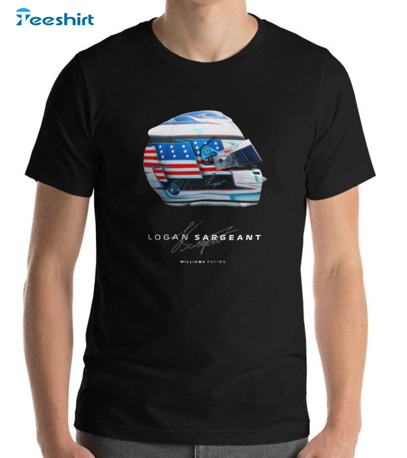 Logan Sargeant Williams Racing Usa Shirt, Formula One Short Sleeve Crewneck