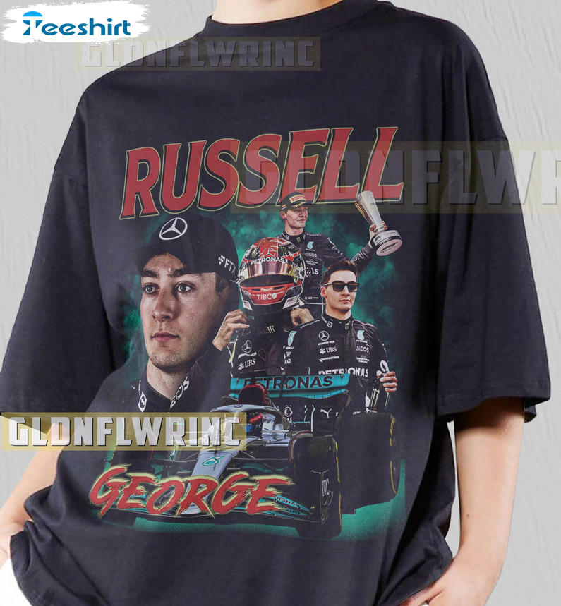 George Russell Shirt, Motorsport Championship Short Sleeve Unisex T-shirt