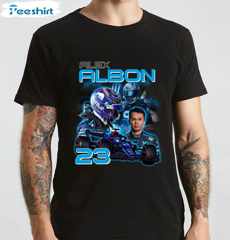 Alex Albon Williams Trendy Shirt, Williams Racing F1 Long Sleeve Unisex T-shirt