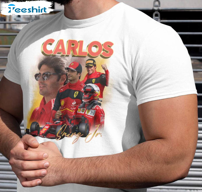 Carlos Sainz Driver Racing Championship Formula 1 Shirt, Trendy Spanish Sweatshirt Short Sleeve