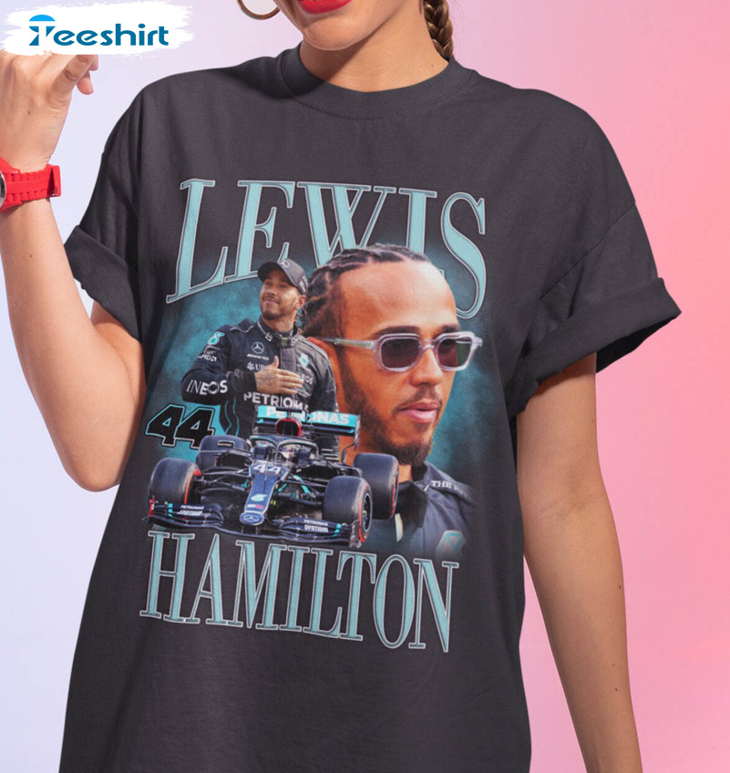 Lewis Hamilton Shirt, Formula 1 Trendy Tee Tops Long Sleeve
