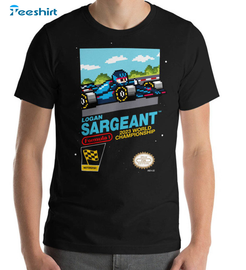 Logan Sargeant F1 Shirt, Formula One Trendy Unisex T-shirt Short Sleeve