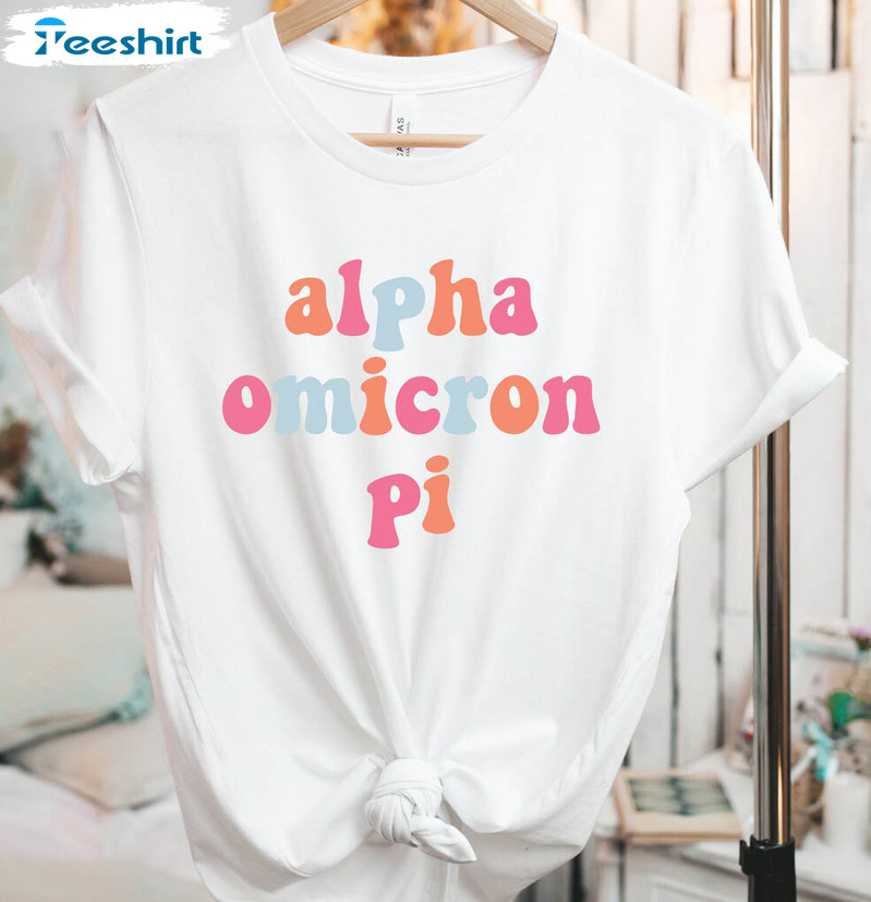 Alpha Omicron Pi Vintage Shirt, Aopi Sorority Tee Tops Unisex T-shirt